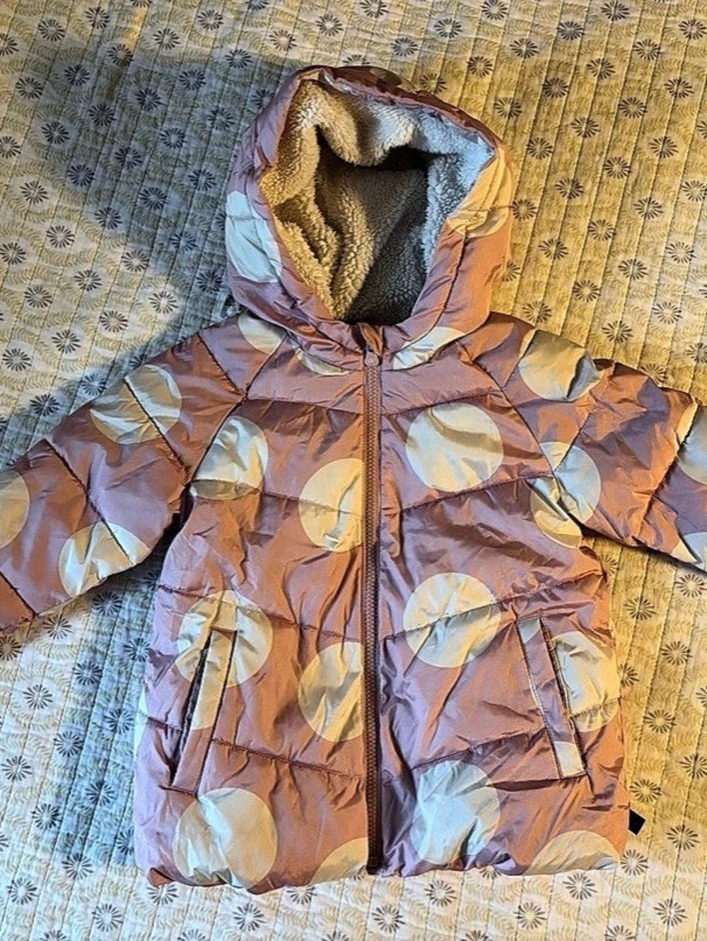 Baby GAP Cold Control Max Girls Size 4 Pink Puffer Jacket